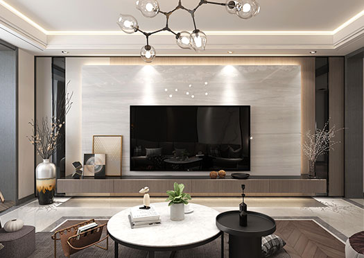 東城人家140平米現(xiàn)代輕奢風格效果圖 東城人家140平米現(xiàn)代輕奢風格效果圖