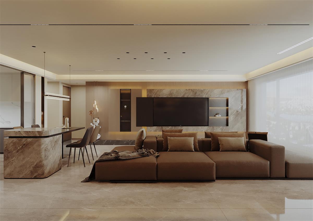 萬(wàn)科錦曜129㎡ | 當(dāng)初全家都反對(duì)的黑色系極簡(jiǎn)風(fēng)，幸好我堅(jiān)持到底！