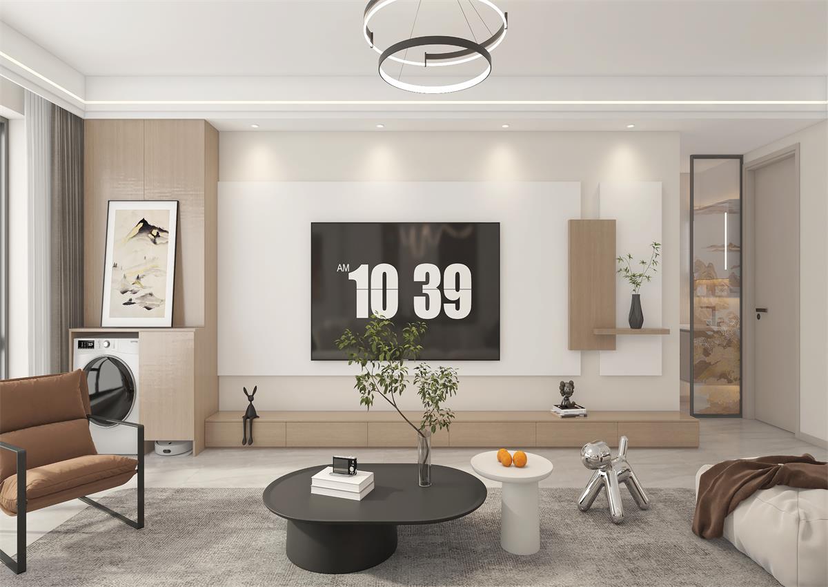 紫辰府128㎡ | 『奶油風(fēng)』不是刷個(gè)大白墻！溫馨、顯大、好打理才是核心！