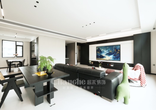 吳忠天宸灣·完工實(shí)景 | 越簡(jiǎn)單越高級(jí)！黑白極簡(jiǎn)風(fēng)完美落地~